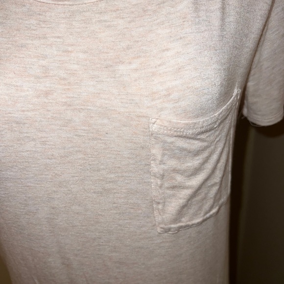 Workshop Republic Clothing Women Tan Size S Short Sleeve Pocket T-Shirt - Picture 12 of 12